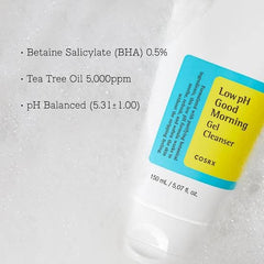 COSRX - Low pH Good Morning Gel Cleanser 150ml Korea