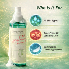 Axis-Y Quinoa One Step Balanced Gel Cleanser 180ml