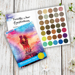 Rude Twinkle In Her Eyeshadows 35 Eyeshadow Palette - Book 1