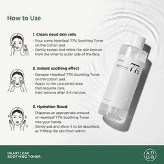 Anua  Heartleaf 77% Soothing Toner  Korea