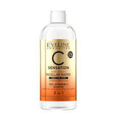 Eveline C Sensation Micellar Water 10% Vitamin C 3 In 1