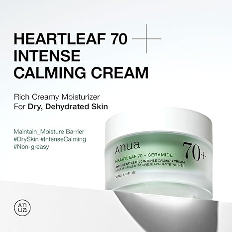 Anua Heartleaf 70 Intense Calming Cream 50ml Korea