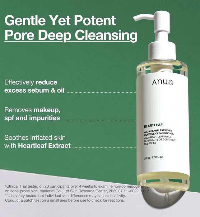 ANUA HEARTLEAF SUCCINIC PORE DEEP CLEANSING FOAM KOREA150ml