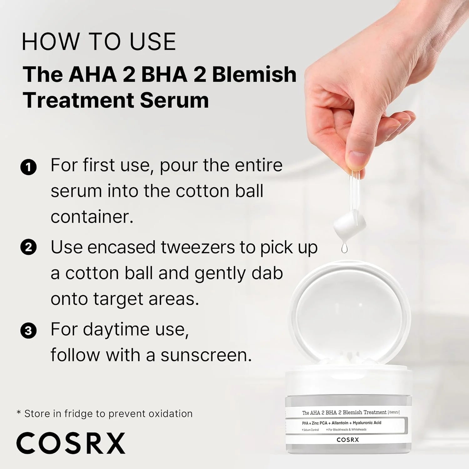 COSRX The AHA 2 BHA 2 Blemish Treatment Serum 50gm