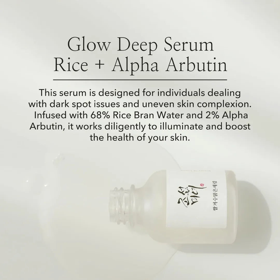 Beauty of Joseon Glow Deep serum including Rice and Alpha arbutin