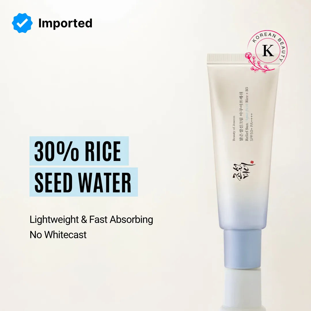 Beauty of Joseon Relief Sun: Aqua Fresh Rice + B5 SPF 50+ PA++++ – 50ml ☀️💦