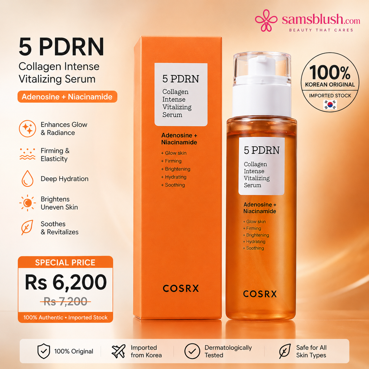 COSRX 5 PDRN Collagen Intense Vitalizing Serum 100ml