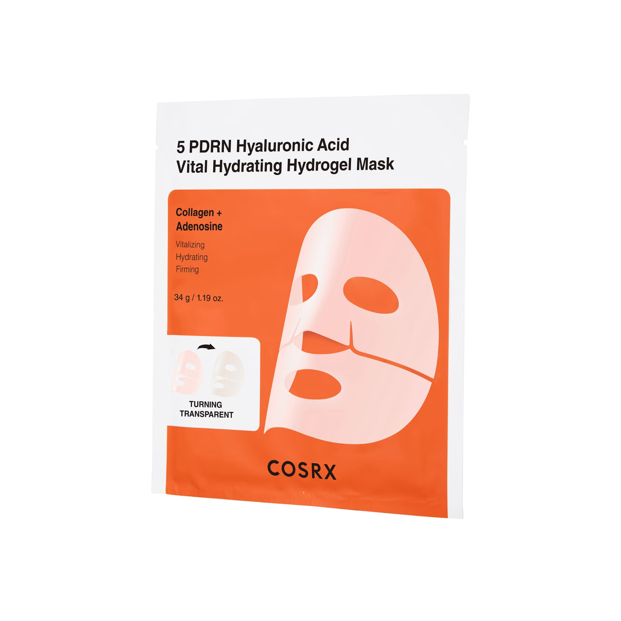 COSRX 5 PDRN Hyaluronic Acid Vital Hydrating Hydrogel Mask