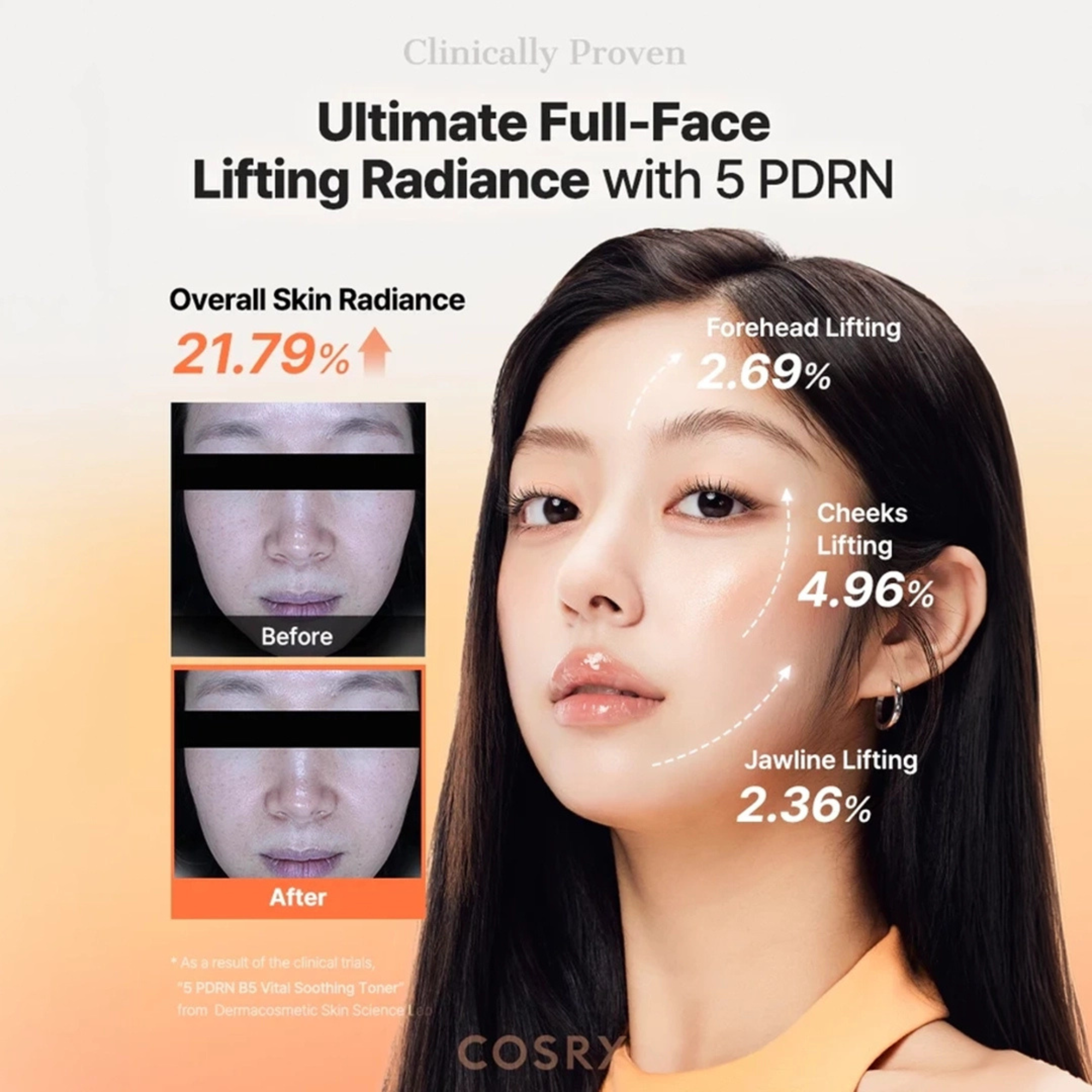 COSRX 5 PDRN Hyaluronic Acid Vital Hydrating Hydrogel Mask