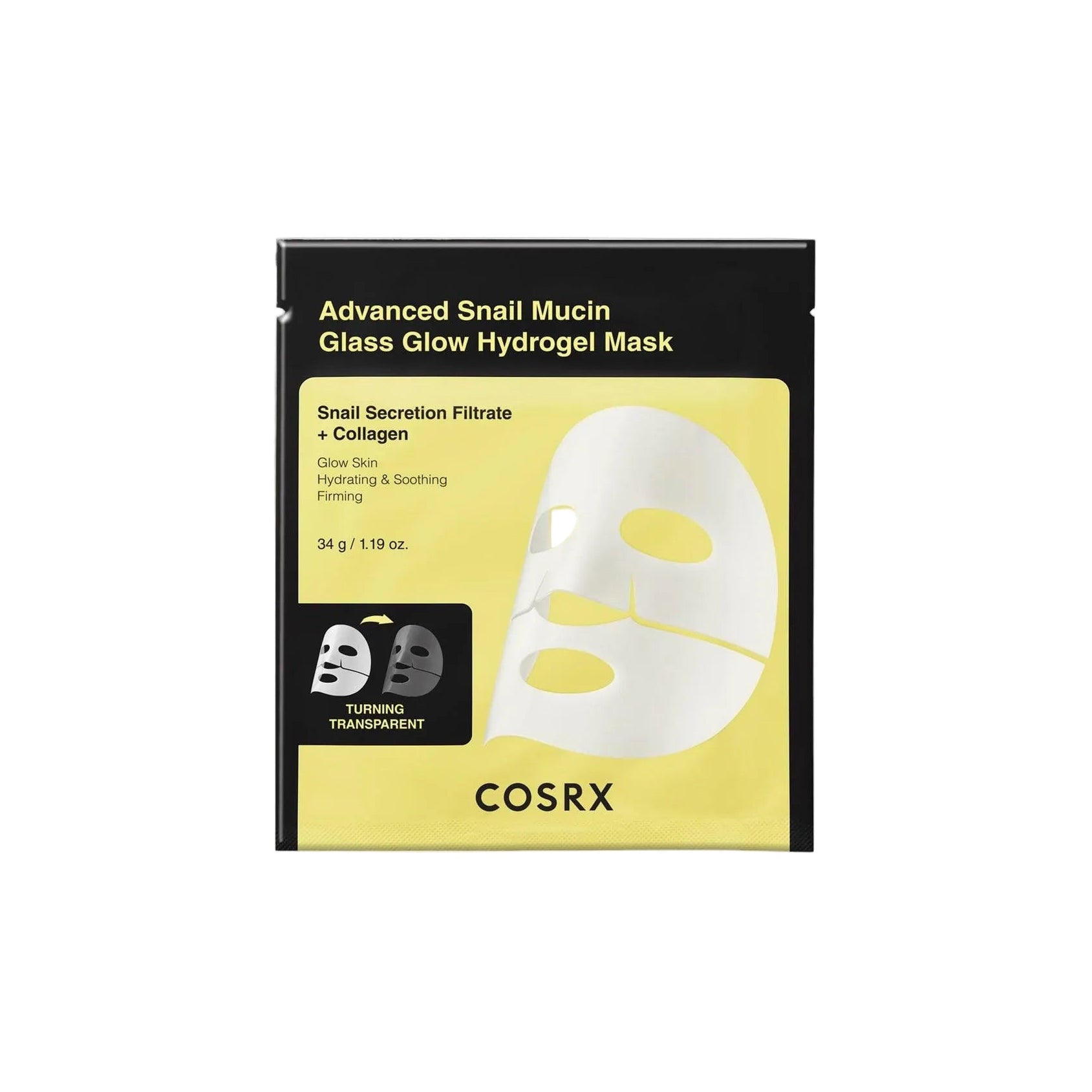 COSRX Advanced Snail Glass Glow Hydrogel Mask
