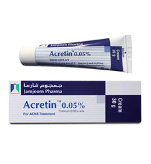 ACRETIN 0.05% CREAM FOR ACNE TREATMENT, 30G (JAMJOOM PHARMA)