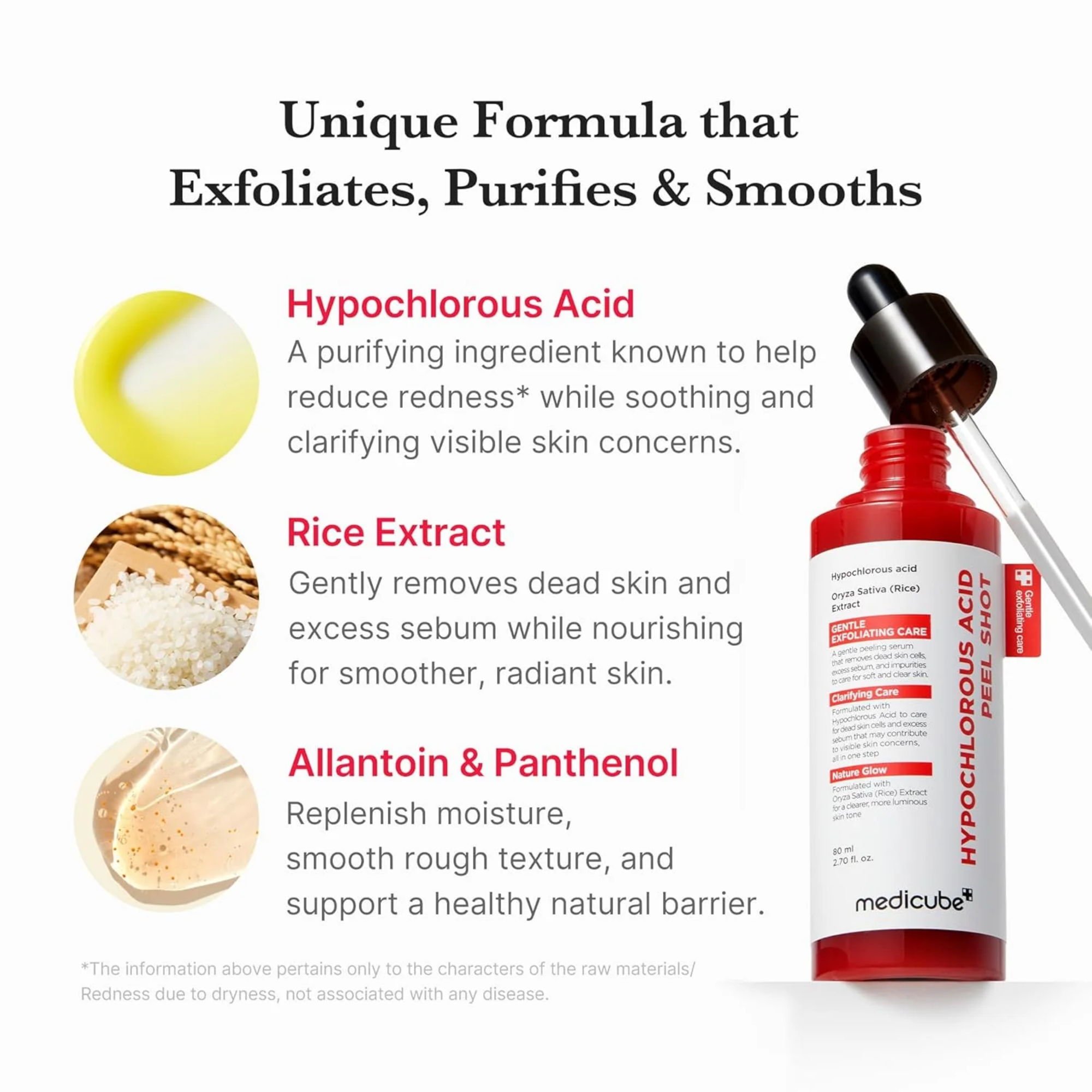 Medicube Hypochlorous Acid Rice Peel Shot 80ml