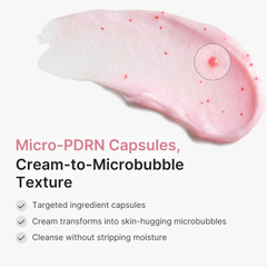 Medicube PDRN Pink Glutathione Capsule Cleansing Foam