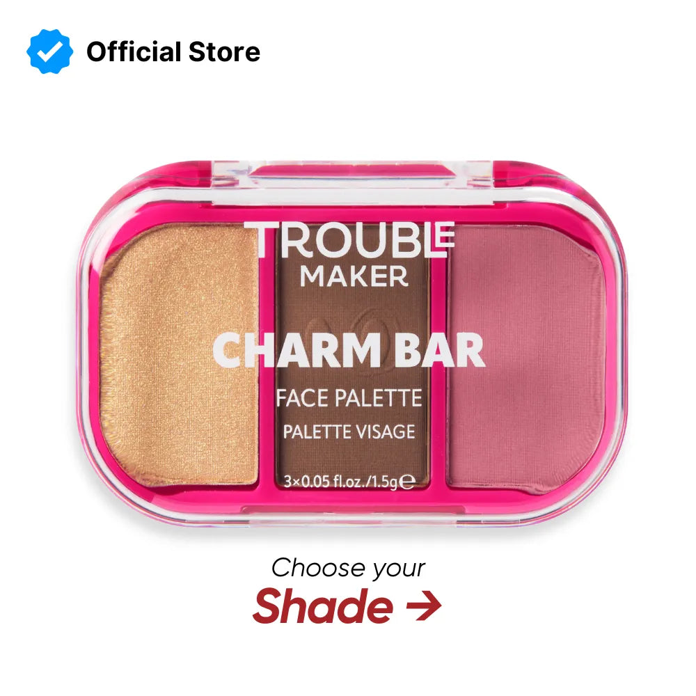 Trouble Maker Charm Bar Face Trio Palette