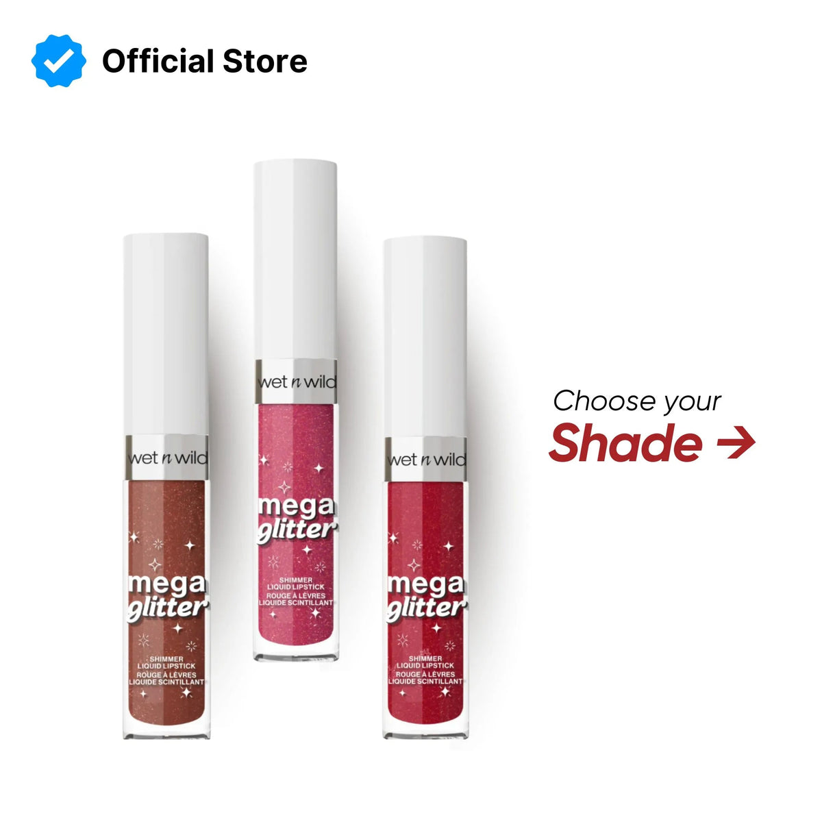 Wet n Wild Mega Glitter Shimmer Liquid Lipstick