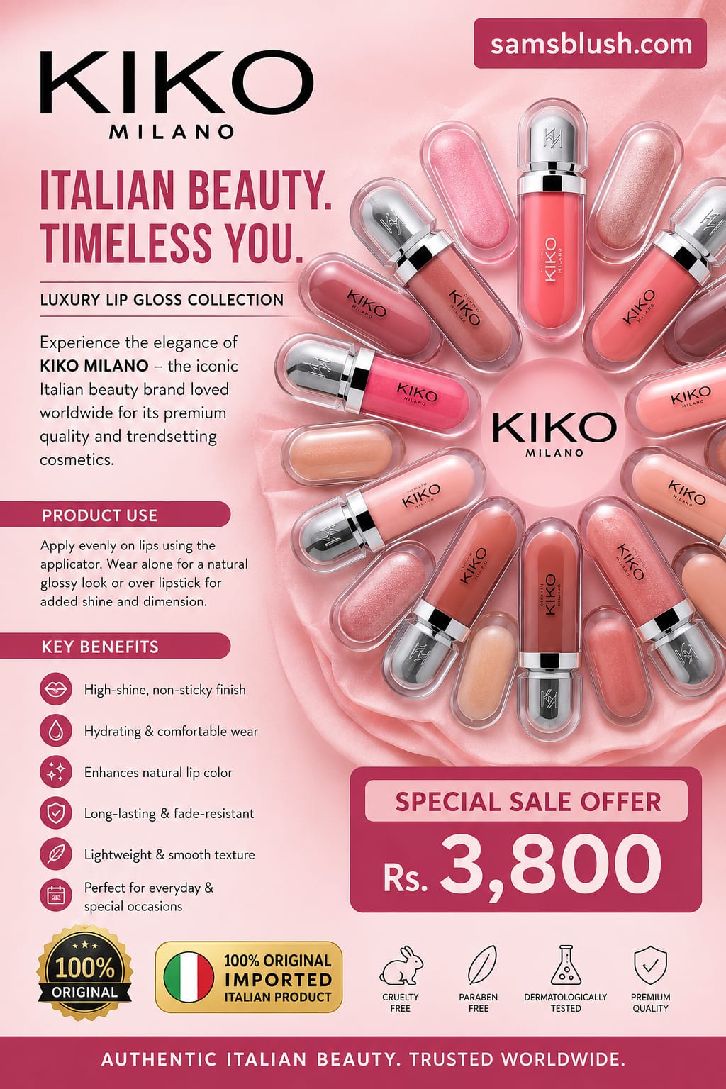 KIKO Milano 3D Hydra Lip Gloss