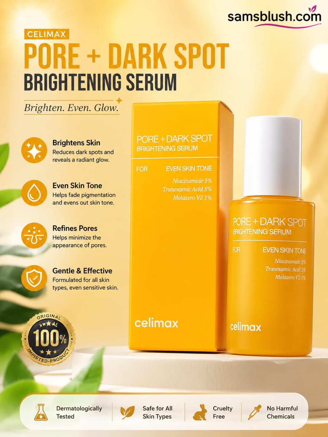 Celimax Pore + Dark Spot Brightening Serum