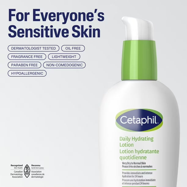 Cetaphil Daily Oil-Free Hydrating Lotion with Hyaluronic acid