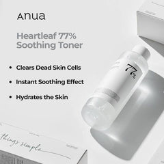 Anua  Heartleaf 77% Soothing Toner  Korea