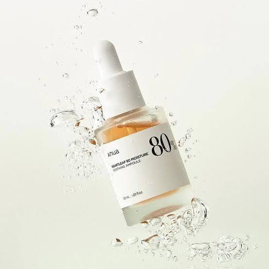 Anua Houttuynia Cordata 80% Moisture Soothing Ampoule Korea