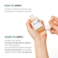 Anua Houttuynia Cordata 80% Moisture Soothing Ampoule Korea