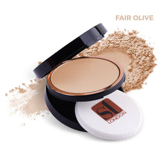 ST London Dual Wet & Dry Compact Powder - Fair Olive